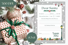 Christmas Letter to Santa, Dear Santa Christmas Letter Product Image 2