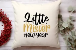 Little mister new year SVG, Happy New Year SVG Product Image 2