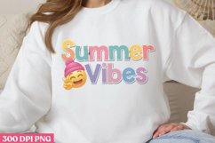 Summer Vibes PNG, Vintage Summer Sublimation PNG Product Image 2