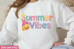 Summer Vibes PNG, Vintage Summer Sublimation PNG Product Image 2