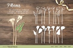 Calla lily bouquet laser cut file | Mothers Day Gift Product Image 2