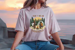 Funny Camping Png, Hiking Png Sublimation Design Product Image 2