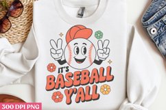 It&#039;s baseball y&#039;all PNG,Retro Baseball Png Product Image 1