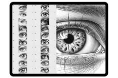 40 Procreate Eyes Stamp Brushes Product Image 2