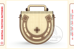 Wooden clutch purse v115 - laser cut vector - Glowforge file Product Image 2
