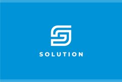 Letter S round logo design vector template Product Image 2