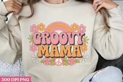 Groovy mama PNG, Mom Mama Mother Day PNG Product Image 2
