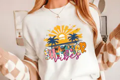 Summer Vibes PNG sublimation |Beach & Summer PNG T-Shirt Product Image 3