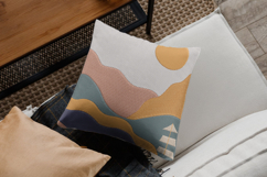 Sunset Landscape Waves Three Size Embroidery Design Product Image 2
