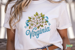 USA State Flowers Embroidery Clipart Product Image 2
