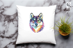 Colorful Animal With Glasses Watercolor Clipart Sublimation Product Image 2