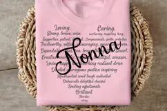 Nonna Heart Shape SVG, Mother's Day Heart, Mother's Day SVG Product Image 2