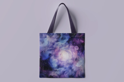 Blue Galaxy Space Digital Paper Product Image 2