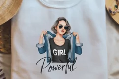 Funny Beautiful Girl Quotes Sublimation PNG, Powerful Product Image 1