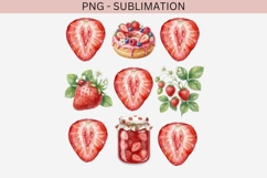 Strawberries png design for T-shirts Product Image 2