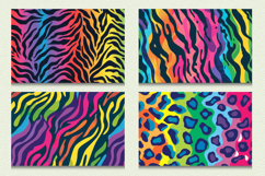 Rainbow Animal Print Cutting Boards sublimation Designs Product Image 2