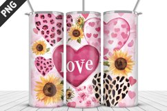 Lovely Hearts Tumbler Design | Valentine&#039;s Day Tumbler Wrap Product Image 3