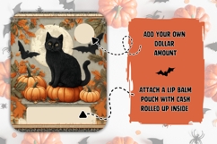 Vintage Halloween Money Card, Printable Halloween Print Product Image 2