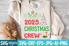 2025 Christmas Crew SVG Design,Christmas Svg Design Product Image 2