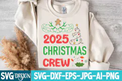 2025 Christmas Crew SVG Design,Christmas Svg Design Product Image 2