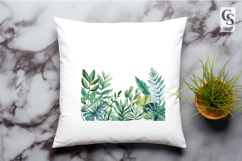 Tropical Leaf Border Clipart Sublimation PNG Product Image 2