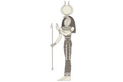 Renenutet.Egyptian ancient symbol. Culture.Design element. Product Image 2