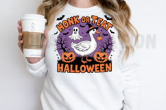 Funny Halloween Goose Sublimation PNG Design Product Image 2