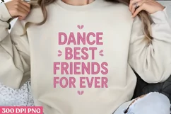 DANCE BEST FRIENDS PNG, Friendship Sublimation PNG Product Image 3