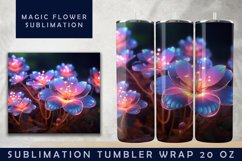 3d Flower Sublimation Tumbler Bundle Product Image 3