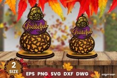 Pumpkin Laser Cut SVG | Fall | Glowforge Product Image 2