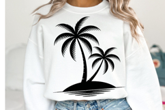 Palm Trees svg | Summer Svg | Svg Cut Files Product Image 1
