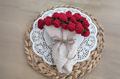 Trending Roses Flowers Bouquet Blanket Crochet Pattern Product Image 2