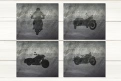Motorcycle Skinny tumbler sublimation, metallic bike design Product Image 2