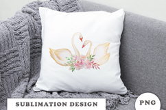 Watercolor Swan Princess png Product Image 2