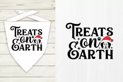 Treat on earth SVG, Christmas Dog SVG Product Image 2