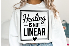 Healing is not Linear Svg | Svg Cut Files | Shirt Svg Product Image 1