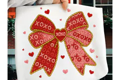 Valentine's Day Coquette Bow PNG, Valentine PNG, Xoxo PNG Product Image 2