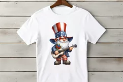 Patriotic Gnome Clipart PNG, 4th Of July Product Image 2