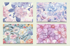 Pastel Blooming Flowers Cutting Boards sublimation Designs Product Image 2