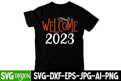 Welcome 2023 SVG Cut File Product Image 1