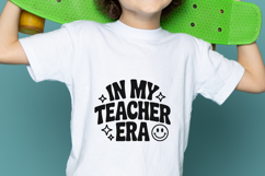 In My Teacher Era Smiley Face SVG PNG Product Image 2