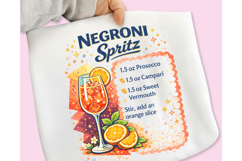 Cocktail Recipe Coaster PNG, Summer Cocktail Recipe Cards Product Image 3