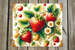 Berries | 8 Retro style Skinny tumbler Sublimation designs Product Image 2