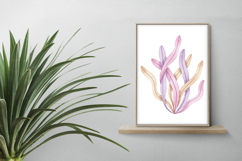 Wavy Ocean Seaweed Pastel Plant Aquatic Flora PNG Summer Product Image 2