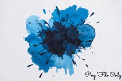 Watercolor Color Splash Clipart PNG Product Image 1