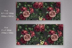Floral Mug Sublimation 11oz &amp; 15oz | Roses Mug Wrap Product Image 2