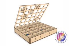 Christmas box, Organizer, Storage box. Laser svg projects Product Image 4