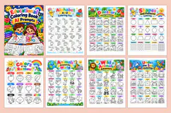 Educational Coloring Book Kdp interiors Product Image 2