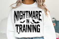 Nightmare in Training Svg | Halloween Svg | Shirt Svg Product Image 1