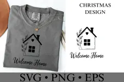 Welcome Home Svg | Christmas svg | Shirt Svg Product Image 3